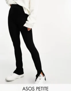Design Petite Legging With Side Split In