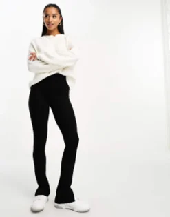 Design Petite Legging With Side Split In