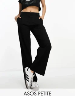 Design Petite Slim Straight Trouser In