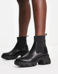 Design Reed Chunky Chelsea Boots In
