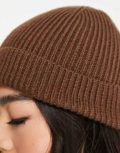 Design Rib Beanie In