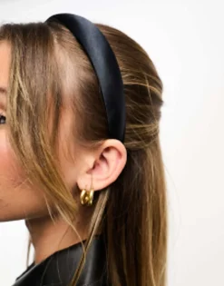 Design Satin Lightly Padded Headband In