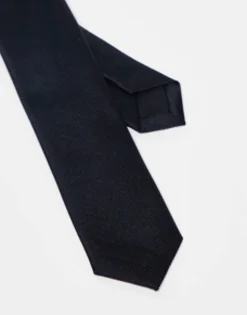 Design Satin Skinny Tie In