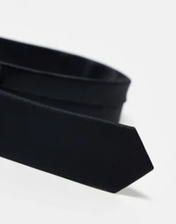 Design Satin Skinny Tie In