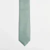 Design Satin Tie In Sage Green