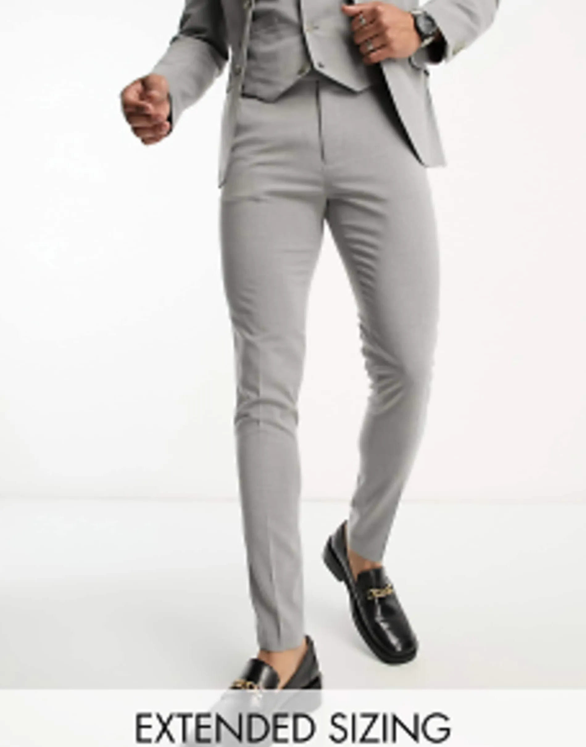 Design Skinny Suit In Grey