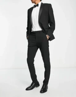 Design Skinny Tuxedo In Black