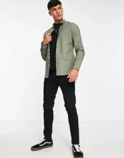 Design Slim Fit Oxford Shirt In