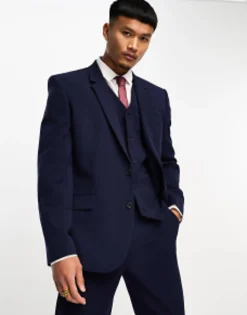 Design Slim Suit In Navy