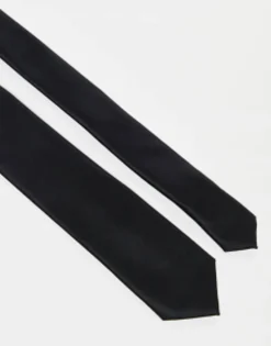 Design Slim Tie In Black And Grey Floral