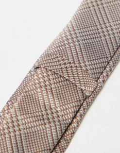 Design Slim Tie In Check