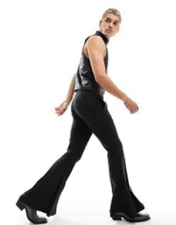 Design Smart Extreme Flared Trousers In