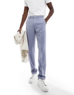 Design Smart Slim Fit Trousers In