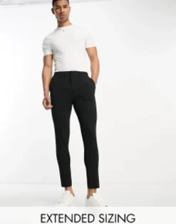 Design Super Skinny Cropped Smart Trouser In