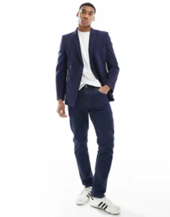 Design Super Skinny Suit In Navy