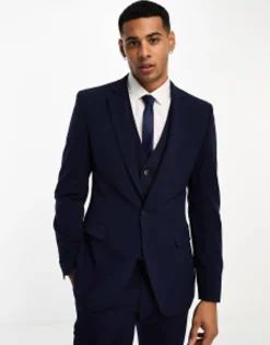 Design Super Skinny Suit In Navy