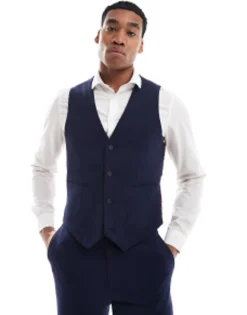 Design Super Skinny Suit In Navy