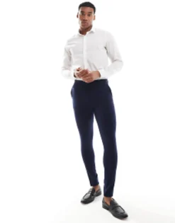 Design Super Skinny Suit In Navy