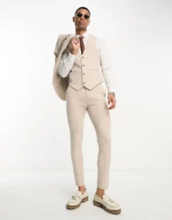 Design Super Skinny Suit Waistcoat In