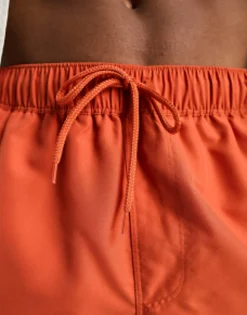 Design Swim Shorts In Short Length In Orange