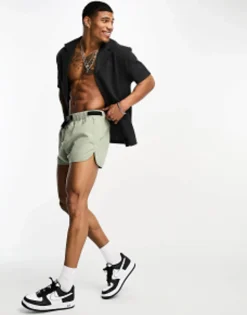 Design Swim Shorts In Short Length In Light Green