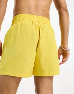 Design Swim Shorts In Short Length With Thick Waistband In