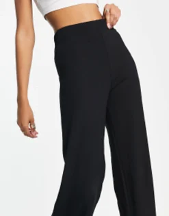 Design Tall Basic Wide Leg Jersey Trouser In