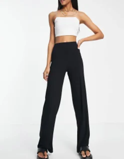 Design Tall Basic Wide Leg Jersey Trouser In