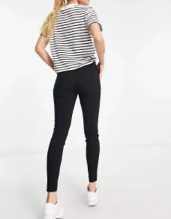 Design Tall High Waist Trousers Skinny Fit In