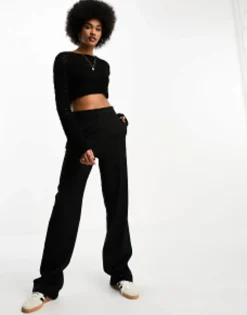 Design Tall Slim Straight Trouser In