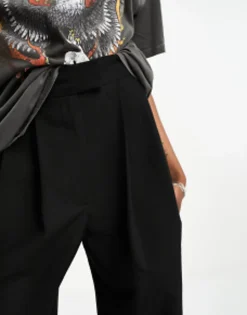 Design Tall Wide Leg Trouser In