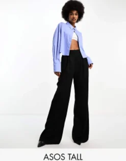 Design Tall Wide Leg Trouser In