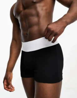 Design Trunks In With Contrast White Waistband
