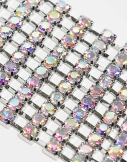 Design Waist And Hip Embellished Crystal Belt