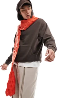 Design Warped Scarf In Warm Knit