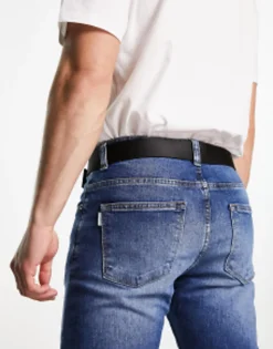 Design Webbing Belt With Matte Buckle In