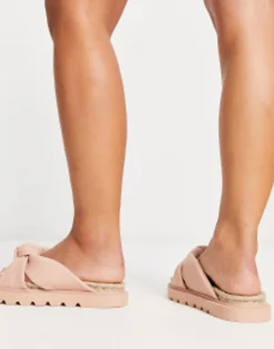 Design Wide Fit Jemima Cross Strap Espadrilles In