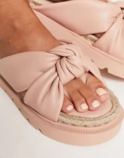 Design Wide Fit Jemima Cross Strap Espadrilles In
