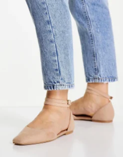 Design Wide Fit Lift Ballet Flats In