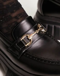 Design Wide Fit Magnus Chunky Loafers In