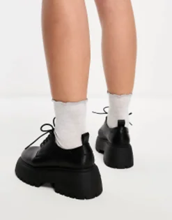 Design Wide Fit Mars Lace Up Loafer In