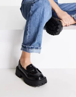 Design Wide Fit Mulled Chunky Loafer In