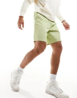 Design Wide Shorts In Regular Length In Sage
