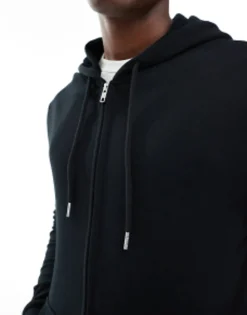 Design Zip Through Hoodie In