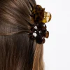 Designb London 2 Pack Heart And Flower Oiseshell Hair Claws