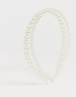 Designb London Double Row Headband In