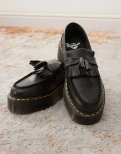 Dr Martens Adrian Quad Loafers In Smooth Leather