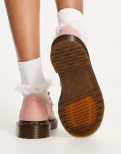 Dr Martens Adrian Tassel Loafers In Peach Beige