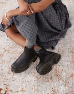 Dr Martens Audrick Chelsea Chunky Flat Chelsea Boot In
