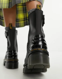 Dr Martens Audrick Chelsea Hi Boots In Nappa Leather
